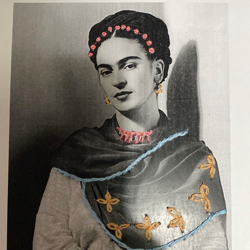Foto-bordado mujeres que inspiran